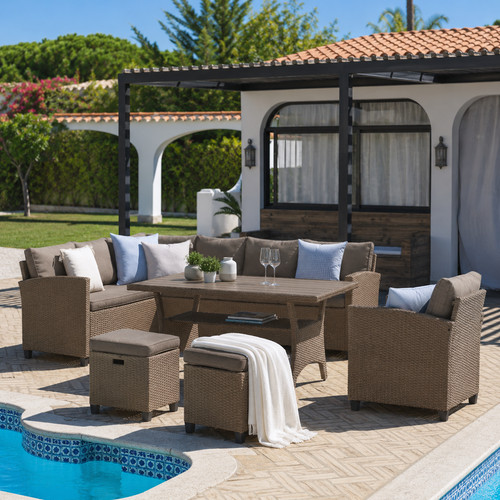 Garden dining set corner - dining,