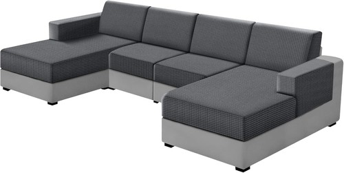 Modern mid grey piece - modern,