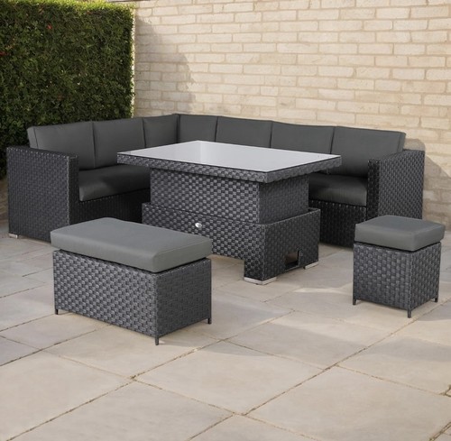 Club rattan corner sofa - corner,