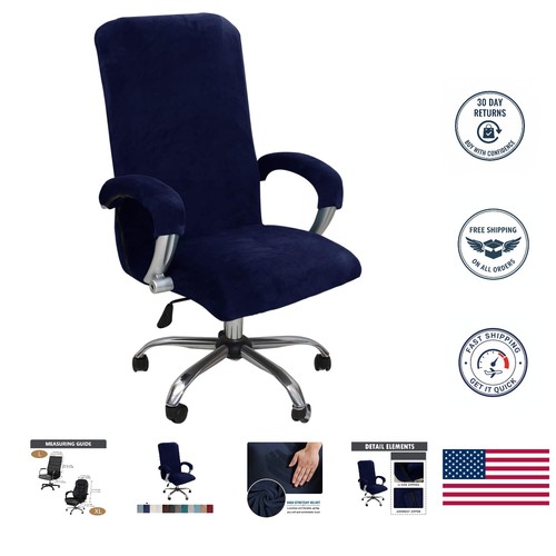 Navy blue stretchable office - navy,